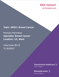 HER2+ Breast Cancer KOL Interview - US, West